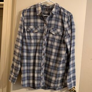 Women’s Eddie Bauer Flannel - Blue Large